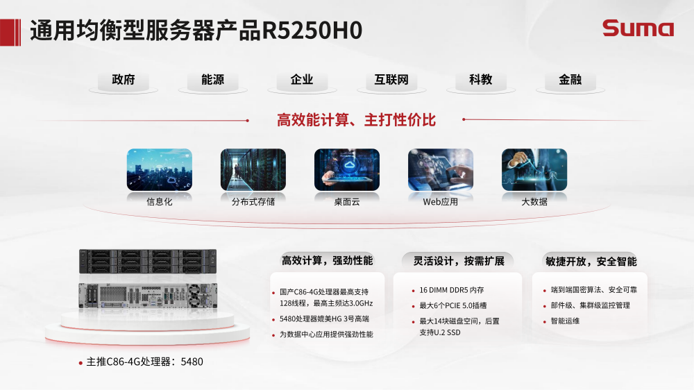 通用均衡型服务器产品R5250H0